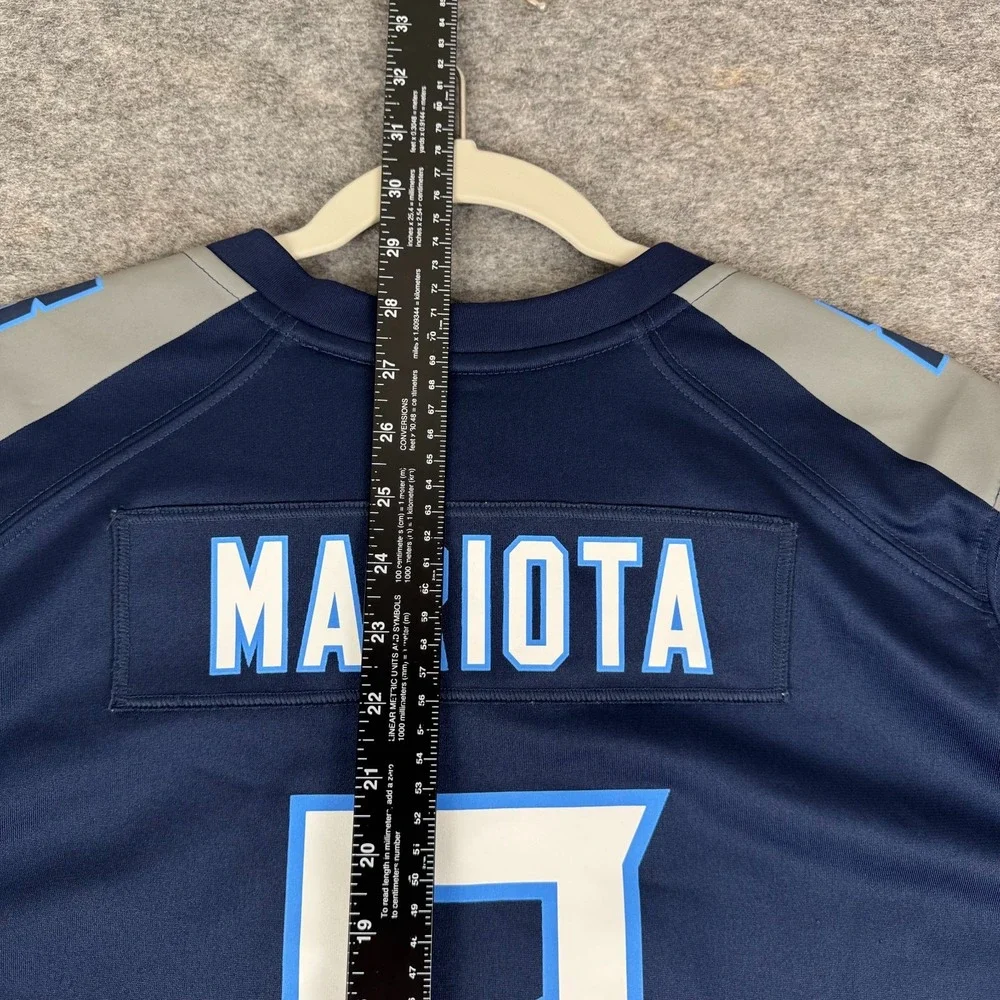 Nike Tennessee Titans Marcus Mariota Limited Jersey Stitched Blue Mens 2XL XXL